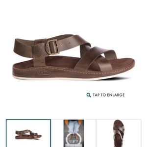 Brown Leather Chaco Sandals